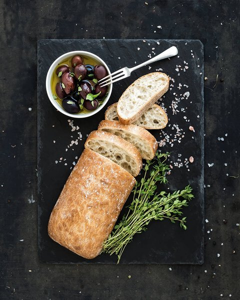 Italian ciabatta bread 
