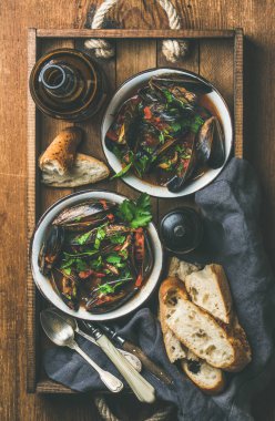 Belçika haşlanmış midye 