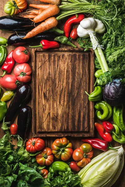 Fresh raw vegetable ingredients — Stock Photo, Image