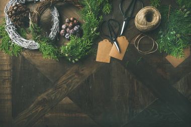 Noel ve yeni yıl tatil hazırlanma