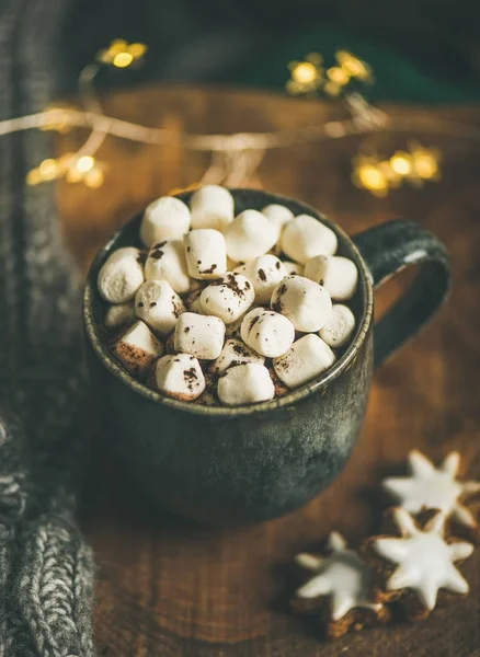 Vánoční zimní horká čokoláda — Stock fotografie