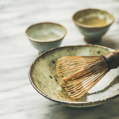 Matcha çay gibi demleyin için Japon araçları