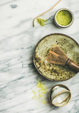 matcha yeşil çay gibi demleyin için Araçlar