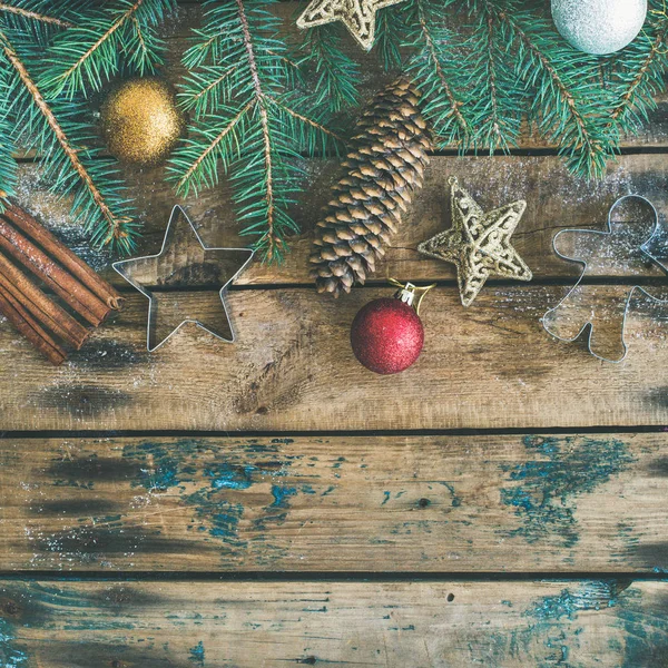 Karácsony vagy újév háttér — Stock Fotó