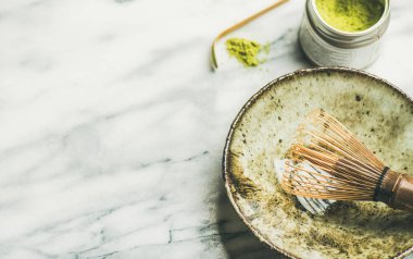 Matcha çay gibi demleyin için Araçlar