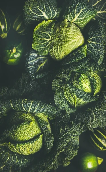 Çiğ yeşil lahana doku