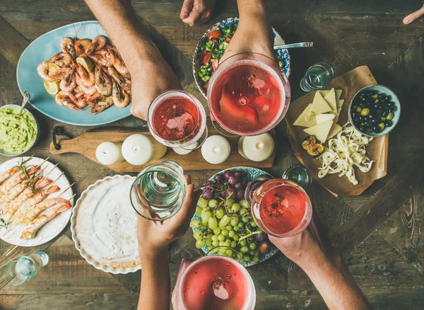 Holiday celebration table setting — Stock Photo, Image