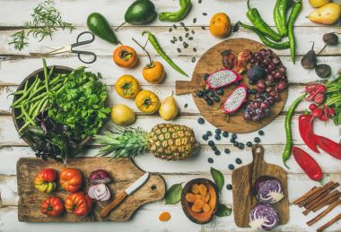 Arka plan yemek Helathy vegan gıda 