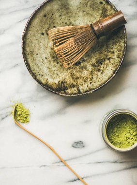 Matcha çay gibi demleyin için Japon araçları