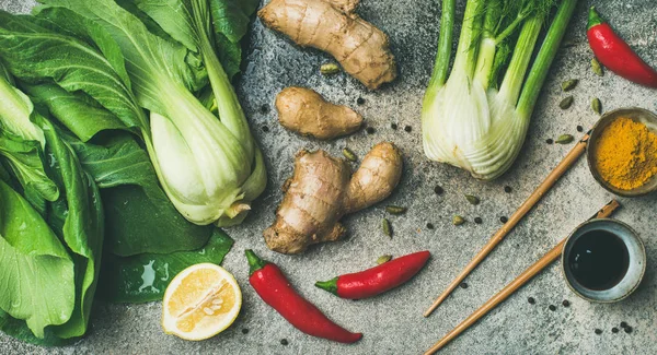 Ingredientes de cocina asiática — Foto de Stock