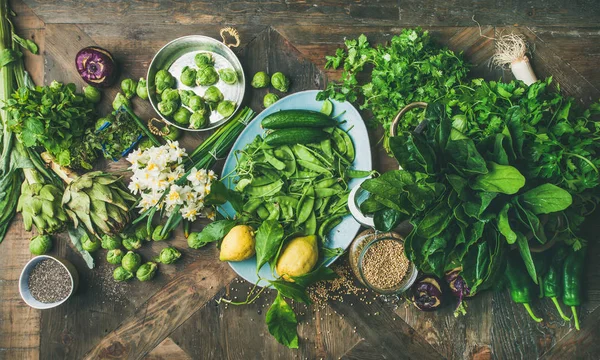 봄 건강 한 채식 음식 — 스톡 사진