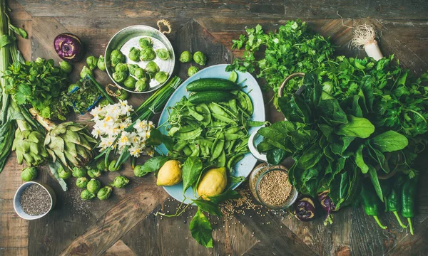 Jaro Zdravá Veganská jídla — Stock fotografie