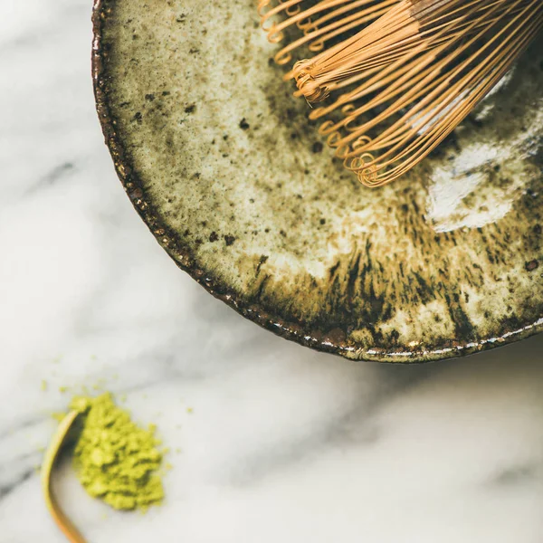 Japonské Nástroje Pro Vaření Čaje Matcha — Stock fotografie