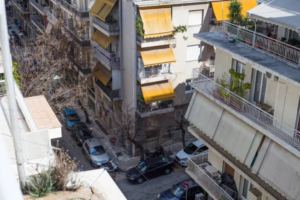 Hermosa Vista Arquitectura Región Central Atenas Grecia — Foto de Stock