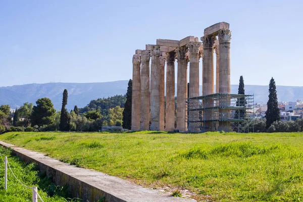 Temple Olympian Zeus Athens Greece — Stock Photo, Image