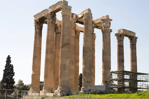 Temple Olympian Zeus Athens Greece — Stock Photo, Image