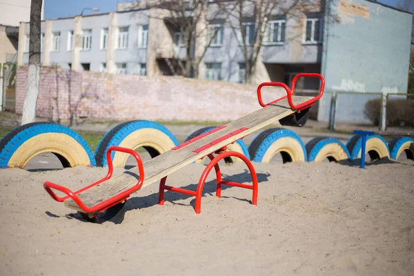 우크라이나 키예프에 어린이 놀이터 — 스톡 사진