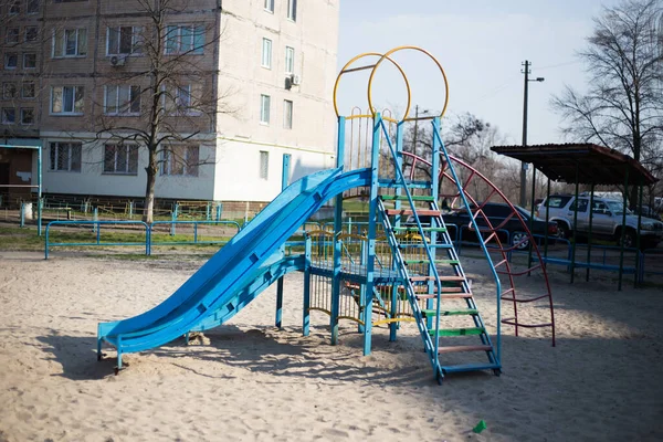 Parque Infantil Patio Kiev Ucrania —  Fotos de Stock
