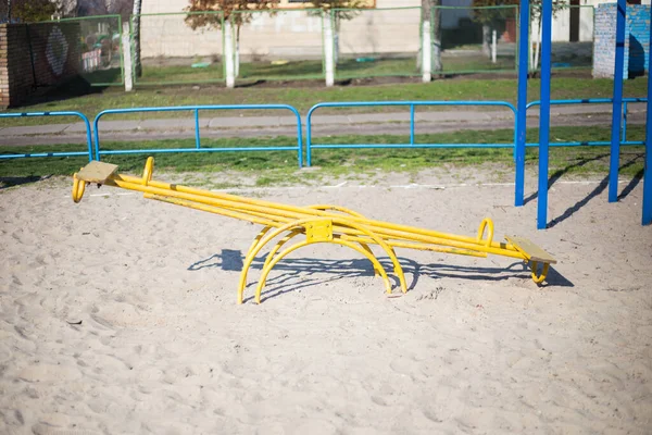 Children Playground Yard Kiev Ukraine — Stock Photo, Image