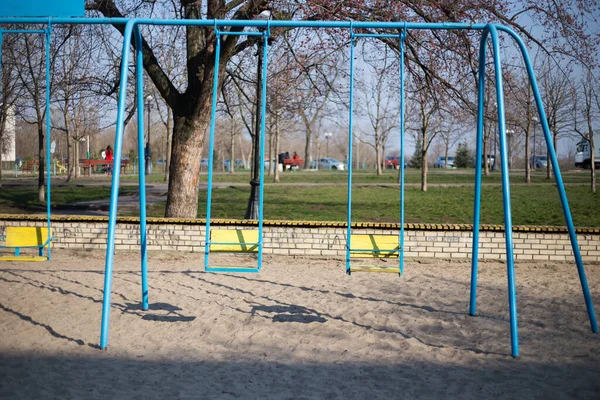 우크라이나 키예프에 어린이 놀이터 — 스톡 사진