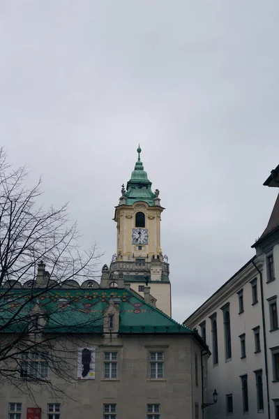 Stary Budynek Europejski Centrum Bratysławy — Zdjęcie stockowe