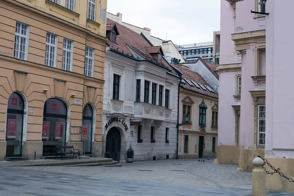 Gammal Europeisk Byggnad Centrum Bratislava — Stockfoto