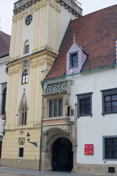 Vecchio Edificio Europeo Nel Centro Della Città Bratislava — Foto Stock