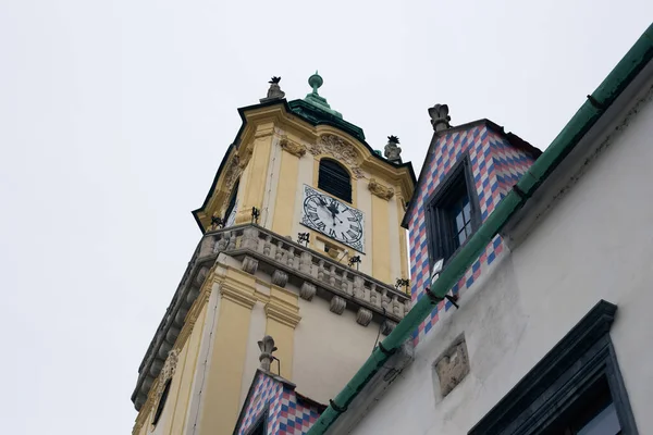 Edifício Europeu Velho Centro Cidade Bratislava — Fotografia de Stock