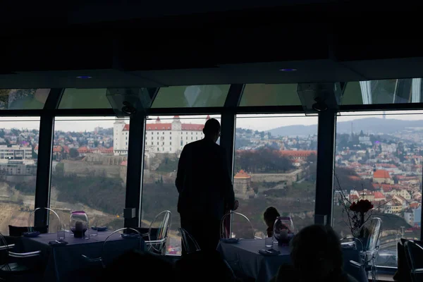 Bratislava Ufo Restoranının Içinde — Stok fotoğraf