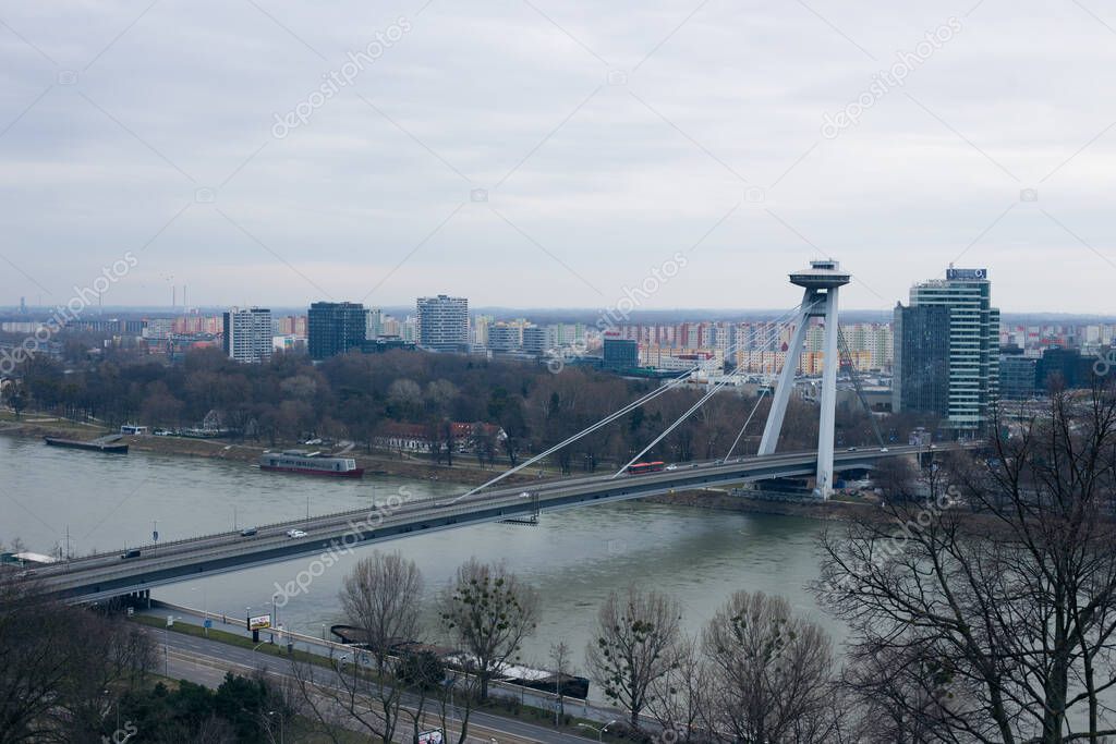 Bridge of the Slovak National Uprising in Bratislava