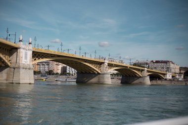 Eski Avrupa kenti Budapeşte 'nin Panoraması