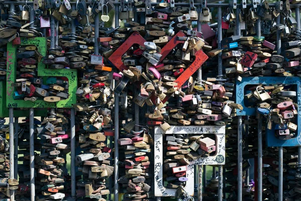 Lots of locks symbol of love background
