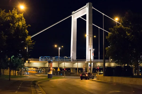 Widok Stare Miasto Wieczorem Budapeszt Zachodzie Słońca — Zdjęcie stockowe