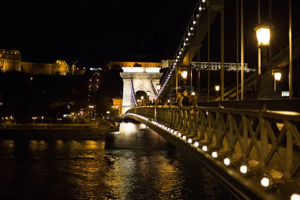 Kilátás Budapest Óvárosára Naplementekor — Stock Fotó