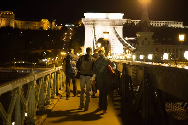 Veduta Della Città Vecchia Budapest Tramonto — Foto Stock