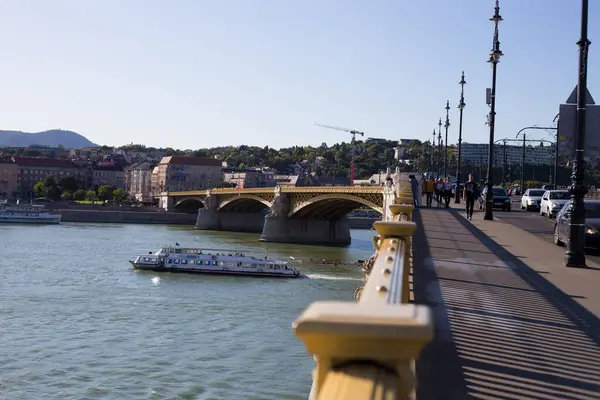 Budapest Óvárosának Panorámája Hungarban — Stock Fotó