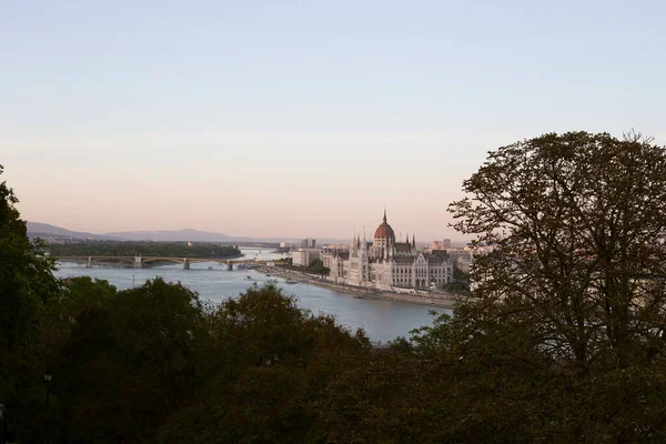 Budapest Régi Európai Városának Panorámája — Stock Fotó