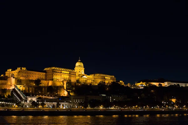 Kilátás Budapest Óvárosára Naplementekor — Stock Fotó