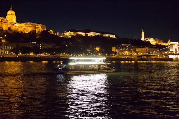 Kilátás Budapest Óvárosára Naplementekor — Stock Fotó