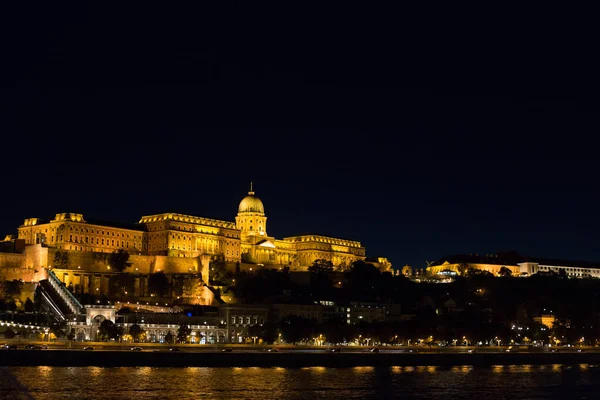 Kilátás Budapest Óvárosára Naplementekor — Stock Fotó