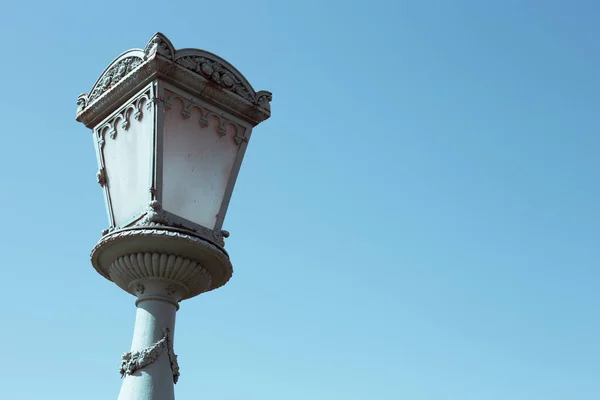 Régi Európai Városi Utcai Lámpák — Stock Fotó
