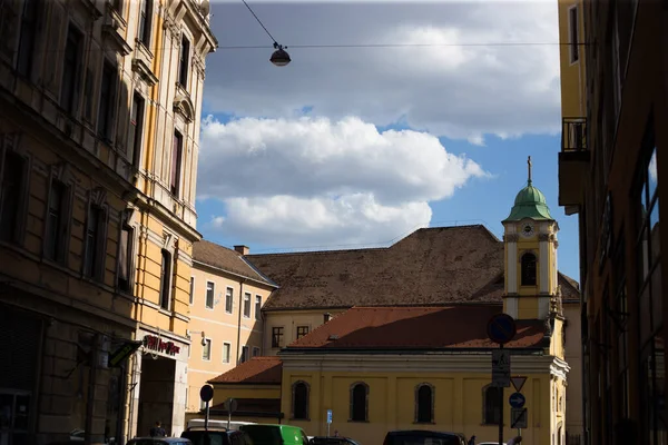 Stary Budynek Europejski Budapeszcie — Zdjęcie stockowe