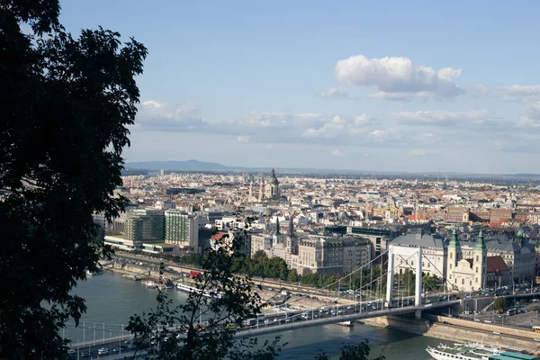 Panorama Starého Evropského Města Budapešti — Stock fotografie