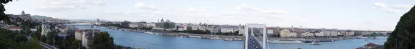 Panorama Vieille Ville Européenne Budapest — Photo