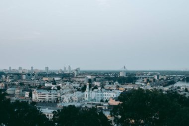 Eski Kiev 'in panoramik manzarası