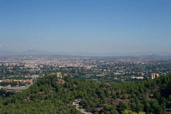 Вид Воздуха Ландшафт Города Мурсии — стоковое фото