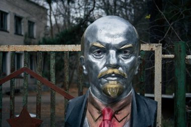 Çernobil 'deki Lenin Pripyat Anıtı