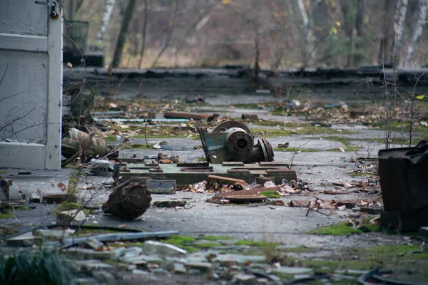 Viejo Edificio Abandonado Pripyat Chernobyl — Foto de Stock