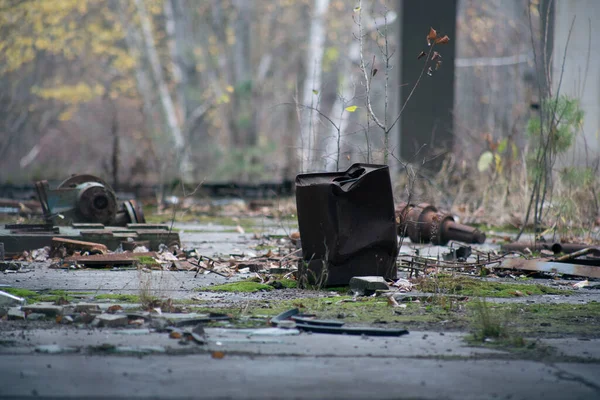 Viejo Edificio Abandonado Pripyat Chernobyl — Foto de Stock