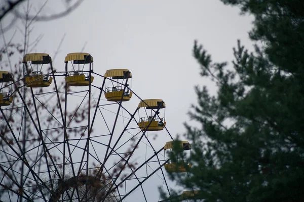 Riesenrad Der Geisterstadt Pripjat Tschernobyl — Stockfoto